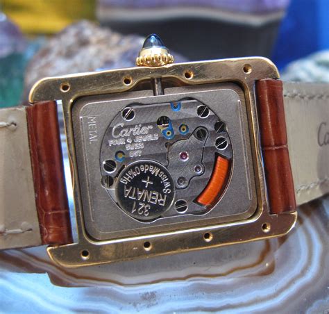 cartier tank movement
